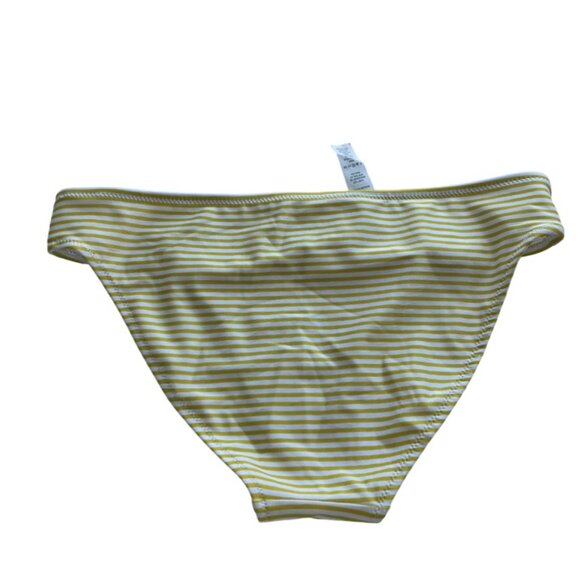 aerie size XS white yellow striped swim bikini bottom XS - Picture 2 of 6